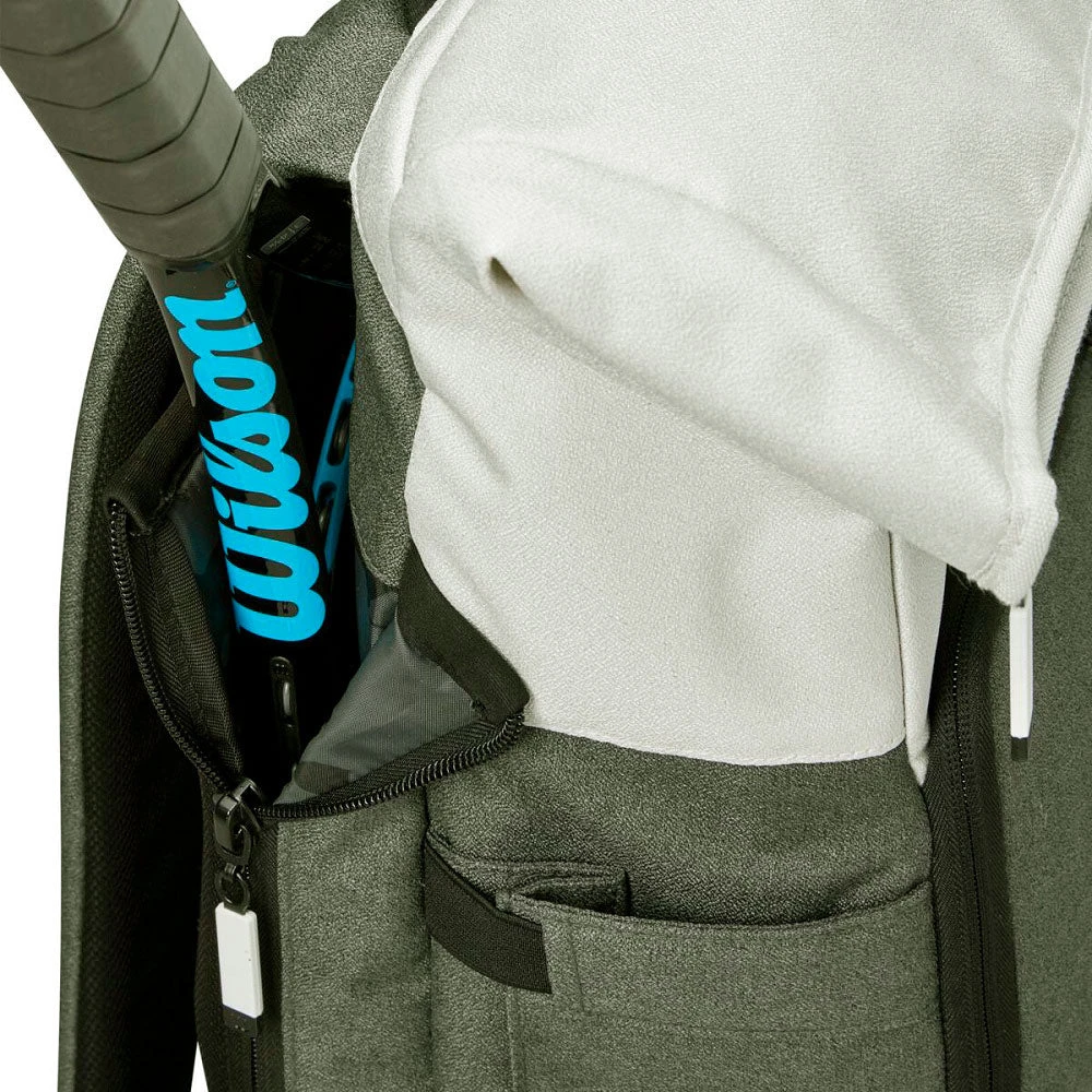 Wilson Women's Backpack Racquet Bag (Cream/Black/Forest) 7 Wilson Women's Backpack Racquet Bag (Cream/Black/Forest) - Image 7