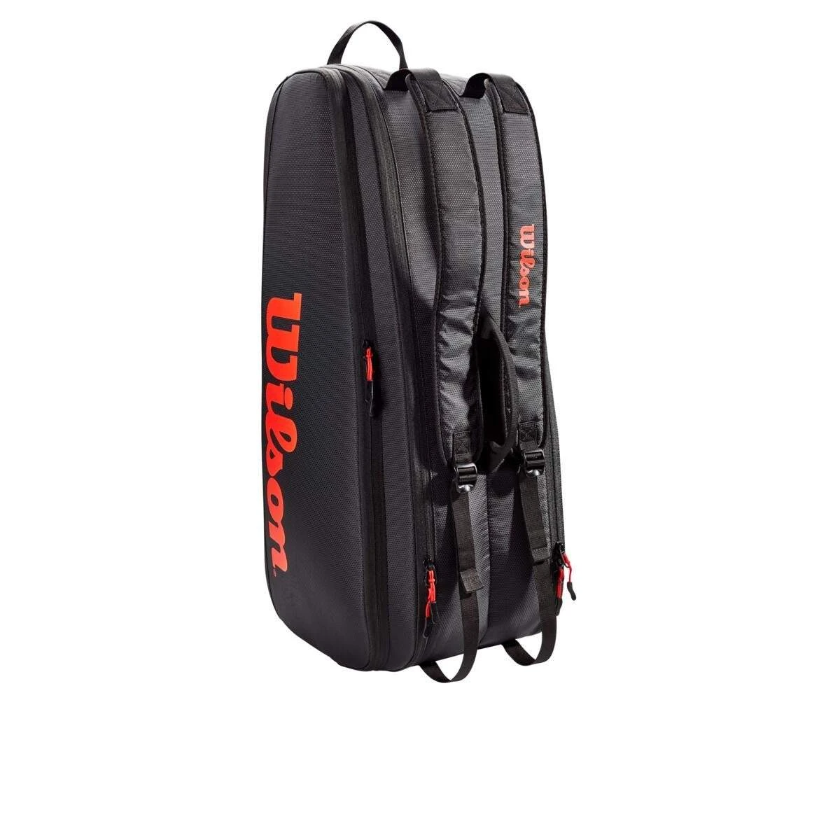 Wilson Tour 6 Pack Racquet Bag (Black/Red) 3 Wilson Tour 6 Pack Racquet Bag (Black/Red) - Image 3