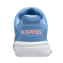 K-Swiss Hypercourt Express 2 Clay Court HB Women's Tennis Shoe (Blue/Pink) -Racquet Pro Shop k swiss Hypercourt Express 2 All Court Women s Tennis Shoe Blue Pink K96614 454 Heel