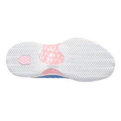 K-Swiss Hypercourt Express 2 Clay Court HB Women's Tennis Shoe (Blue/Pink) -Racquet Pro Shop k swiss Hypercourt Express 2 All Court Women s Tennis Shoe Blue Pink K96614 454 Sole
