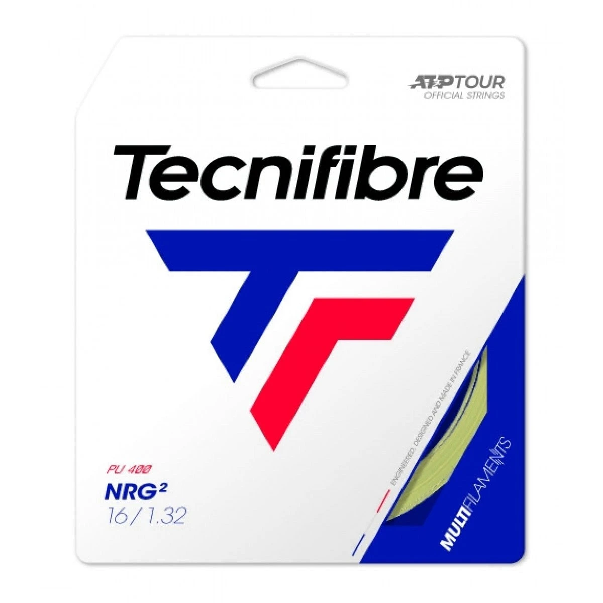 Tecnifibre NRG2 16 Tennis String (Natural) 1 Tecnifibre NRG2 16 Tennis String (Natural)