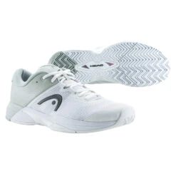 Head Revolt Evo 2.0 Men's Tennis Shoe (White/Grey) 7 Head Revolt Evo 2.0 Men's Tennis Shoe (White/Grey) -Racquet Pro Shop revolt evo 2 0 men whgr 4
