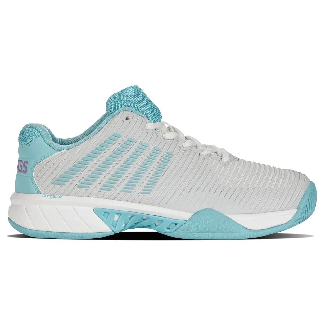 K-Swiss Hypercourt Express 2 Women's Tennis Shoe(Brilliant White/Angel Blue) 1 K-Swiss Hypercourt Express 2 Women's Tennis Shoe(Brilliant White/Angel Blue)