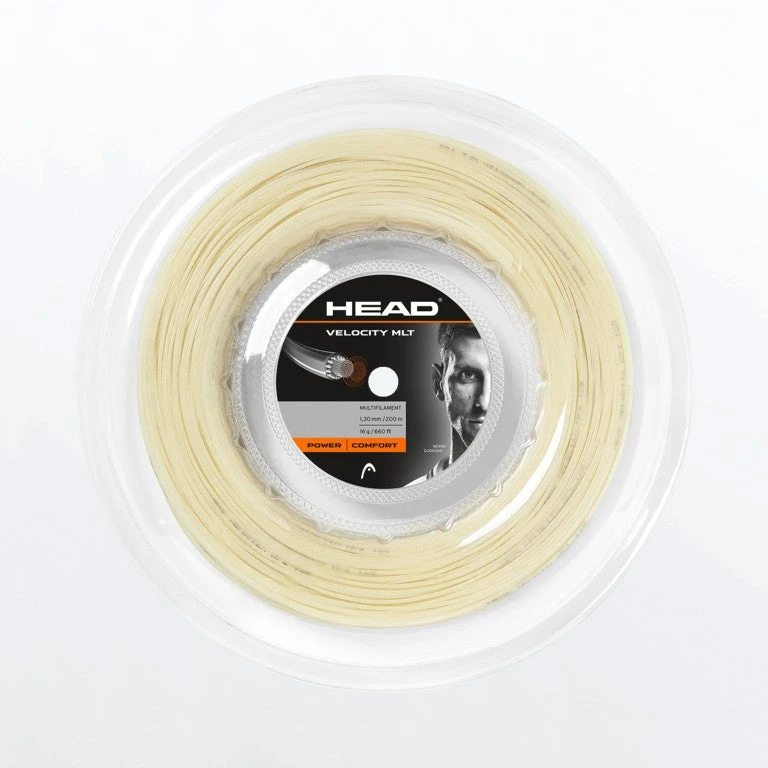 Head Velocity MLT 17/1.25 Tennis String Reel (Natural) 1 Head Velocity MLT 17/1.25 Tennis String Reel (Natural)